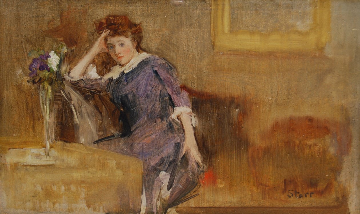 Esboce a maneira de Whistler, de 1880 de Sidney Starr