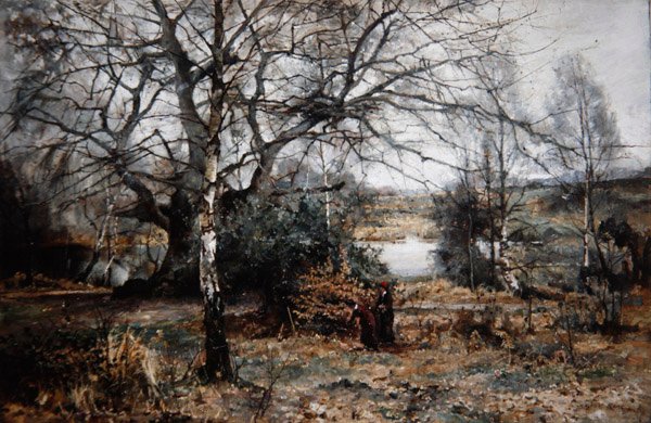 Silvan Woods (óleo sobre tela) de Sidney Grant Rowe