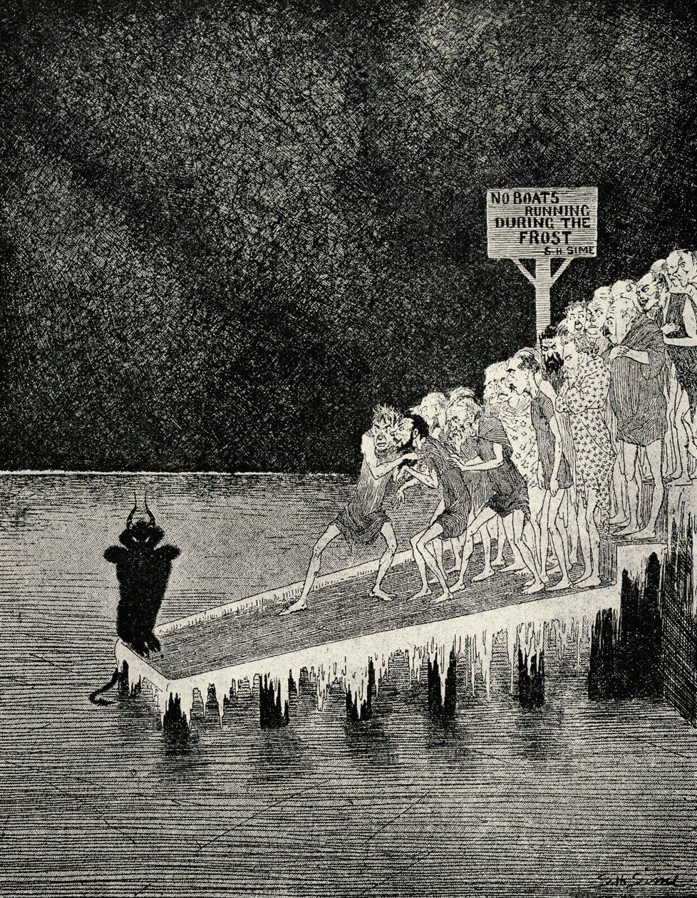 Os bancos do Styx de Sidney Herbert Sime