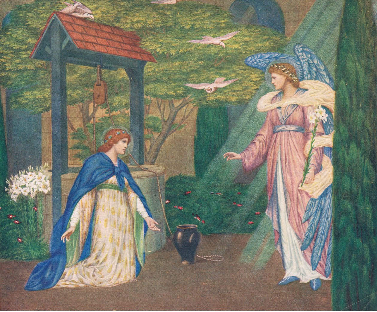 Maria no poço. Salve, Virgem Maria, cheia de graça! de Sidney Meteyard