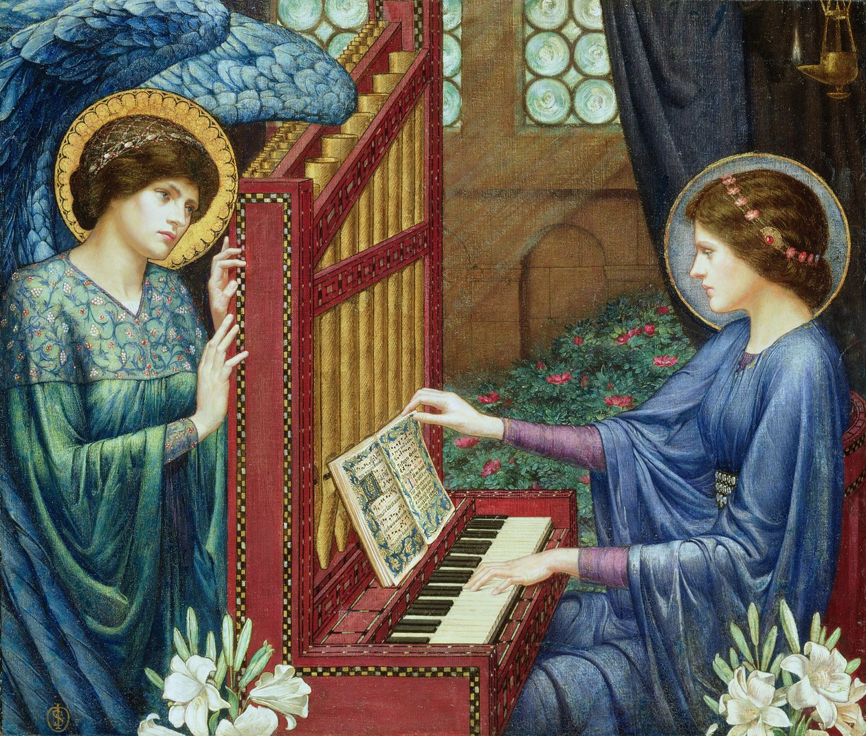 Santa Cecília (óleo sobre tela) de Sidney Meteyard