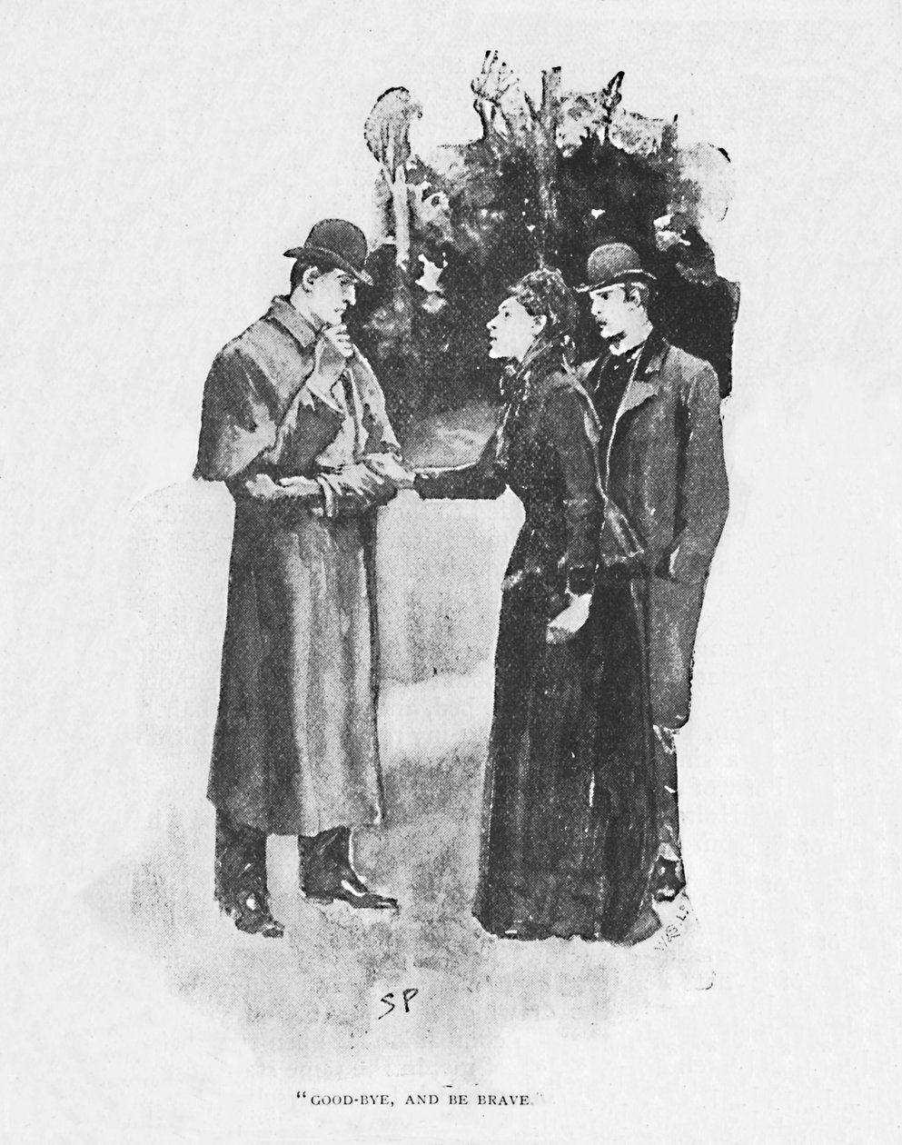 Adeus, e seja corajoso, 1892 de Sidney Paget
