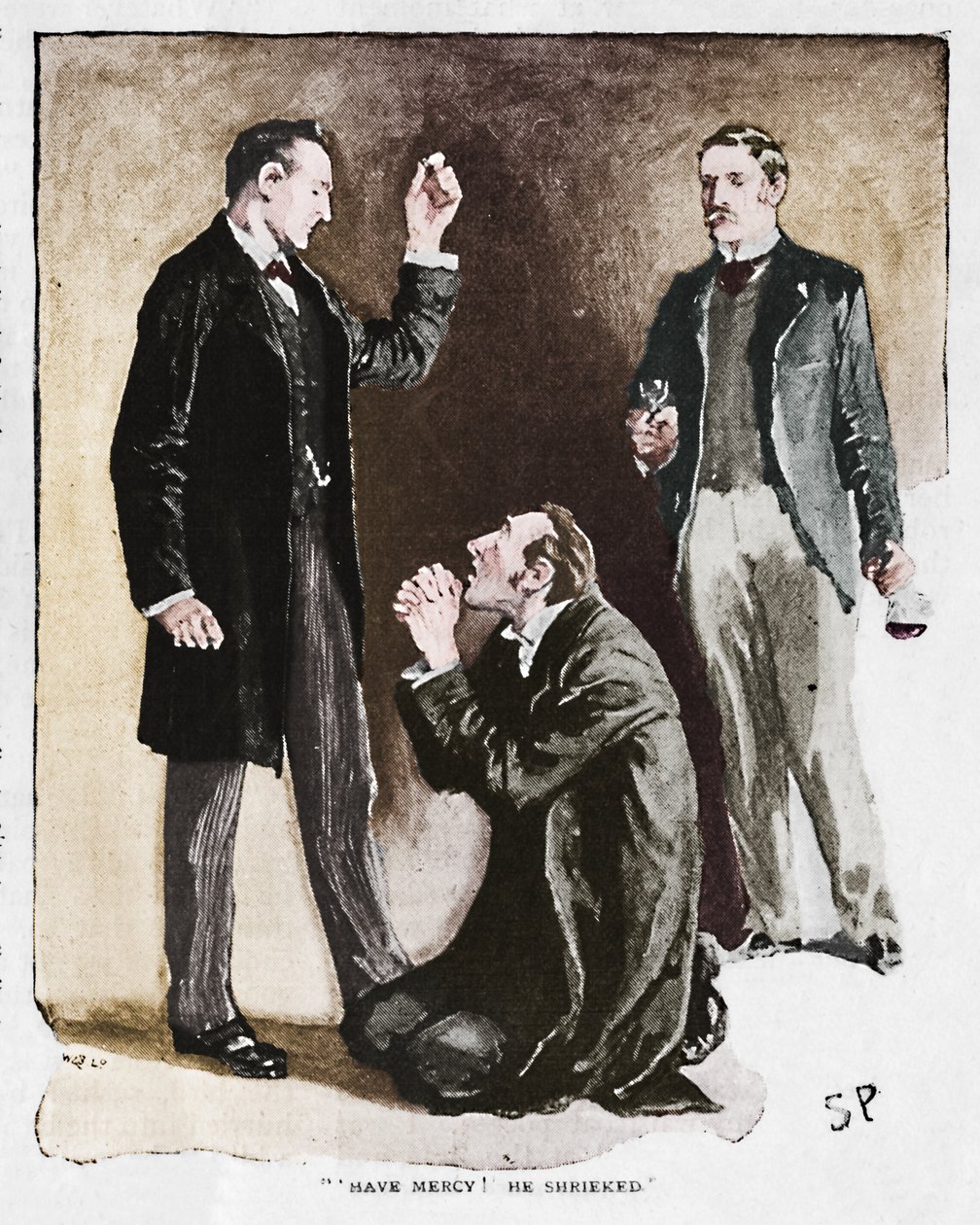 Tenha piedade! Ele gritou, 1892 de Sidney Paget