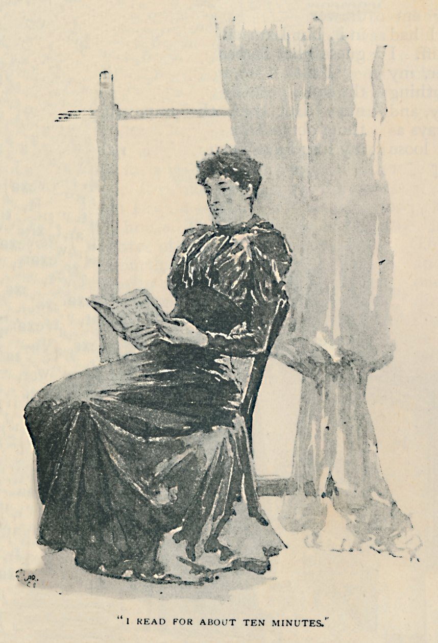 Eu li por cerca de dez minutos, 1892 de Sidney Paget