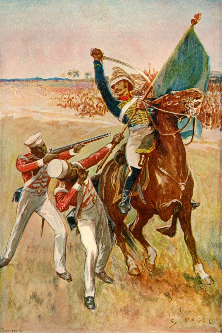 Roberts vence a Victoria Cross, 1901. de Sidney Paget