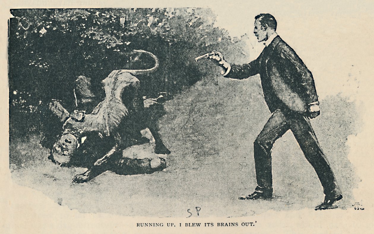Apressando. Eu explodi seus cérebros, 1892 de Sidney Paget