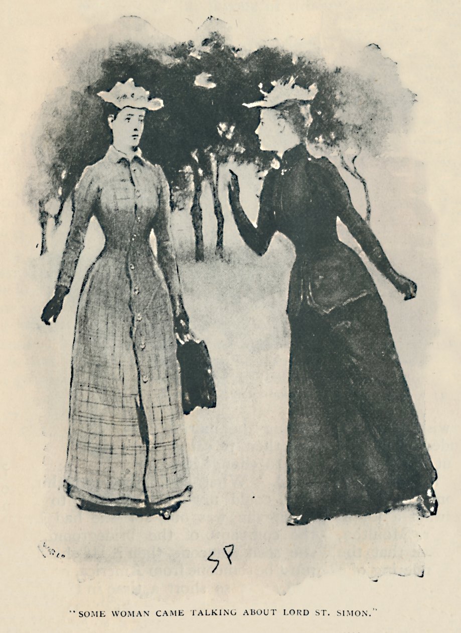 Certa mulher veio falar sobre Lord St. Simon, 1892 de Sidney Paget