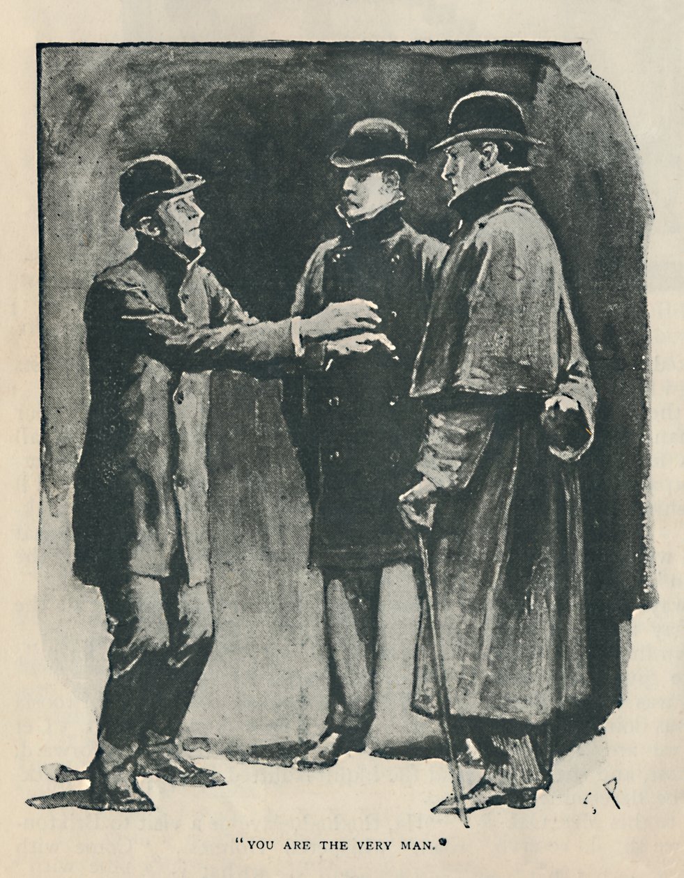 Você é o próprio homem, 1892 de Sidney Paget