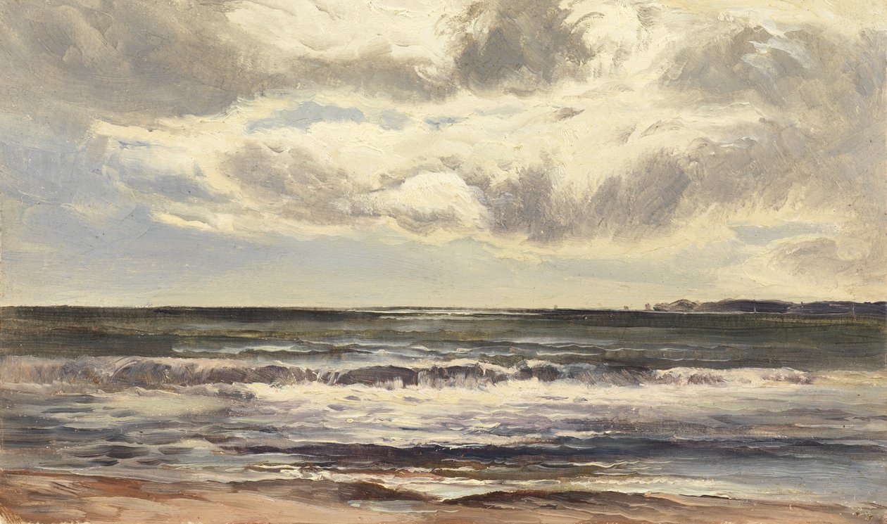 Grange-over-Sands, 1874 (óleo sobre papel) de Sidney Richard Percy