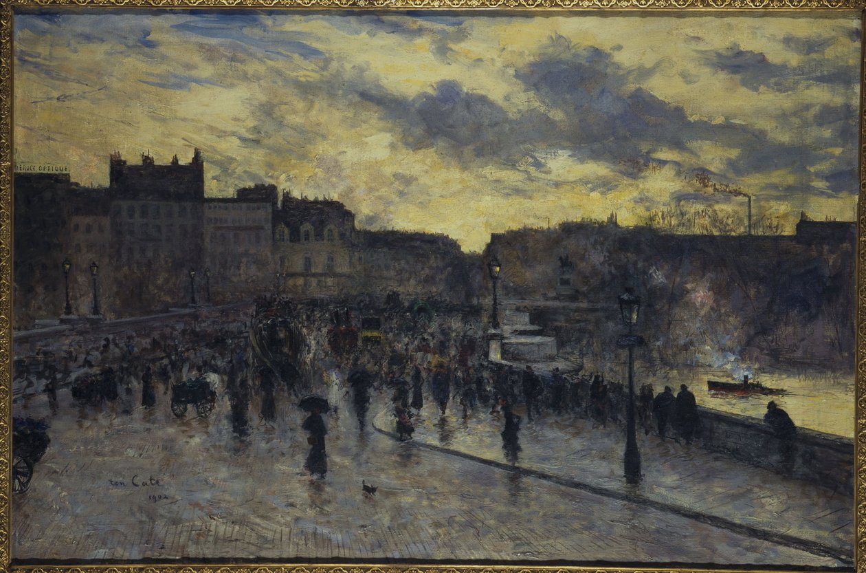 Pont-Neuf, visto do quai de la Mégisserie de Siebe Johannes Ten Kate