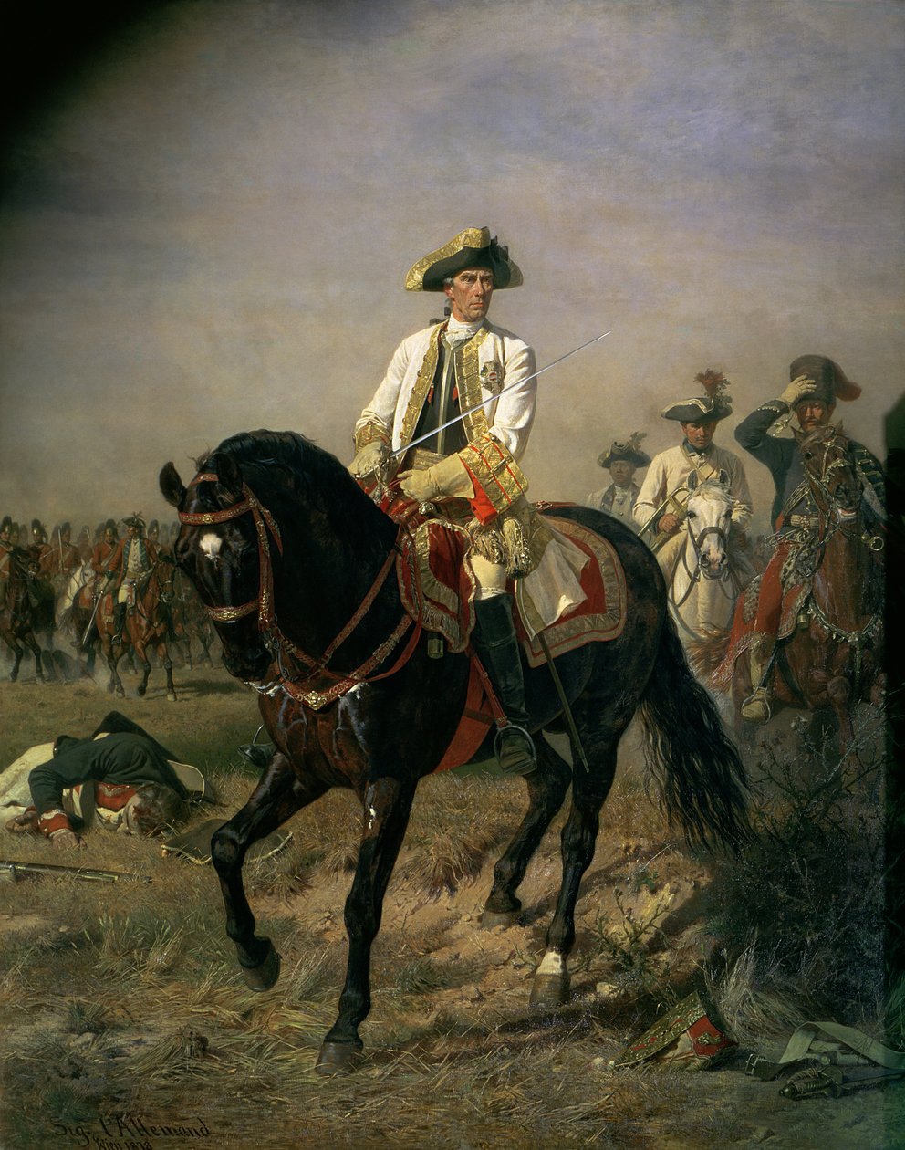 Marechal de Campo Barão Ernst von Laudon (1717-1790), General na Guerra dos Sete Anos e Guerra da Sucessão Bávara de Siegmund L