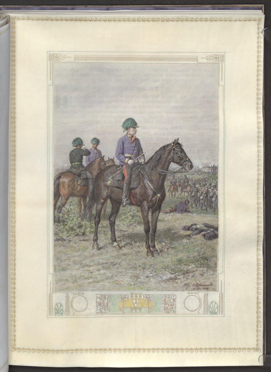 Homenagem por ocasião do 50º aniversário do governo do imperador Francisco José I 1898 (impressão) de Siegmund L
