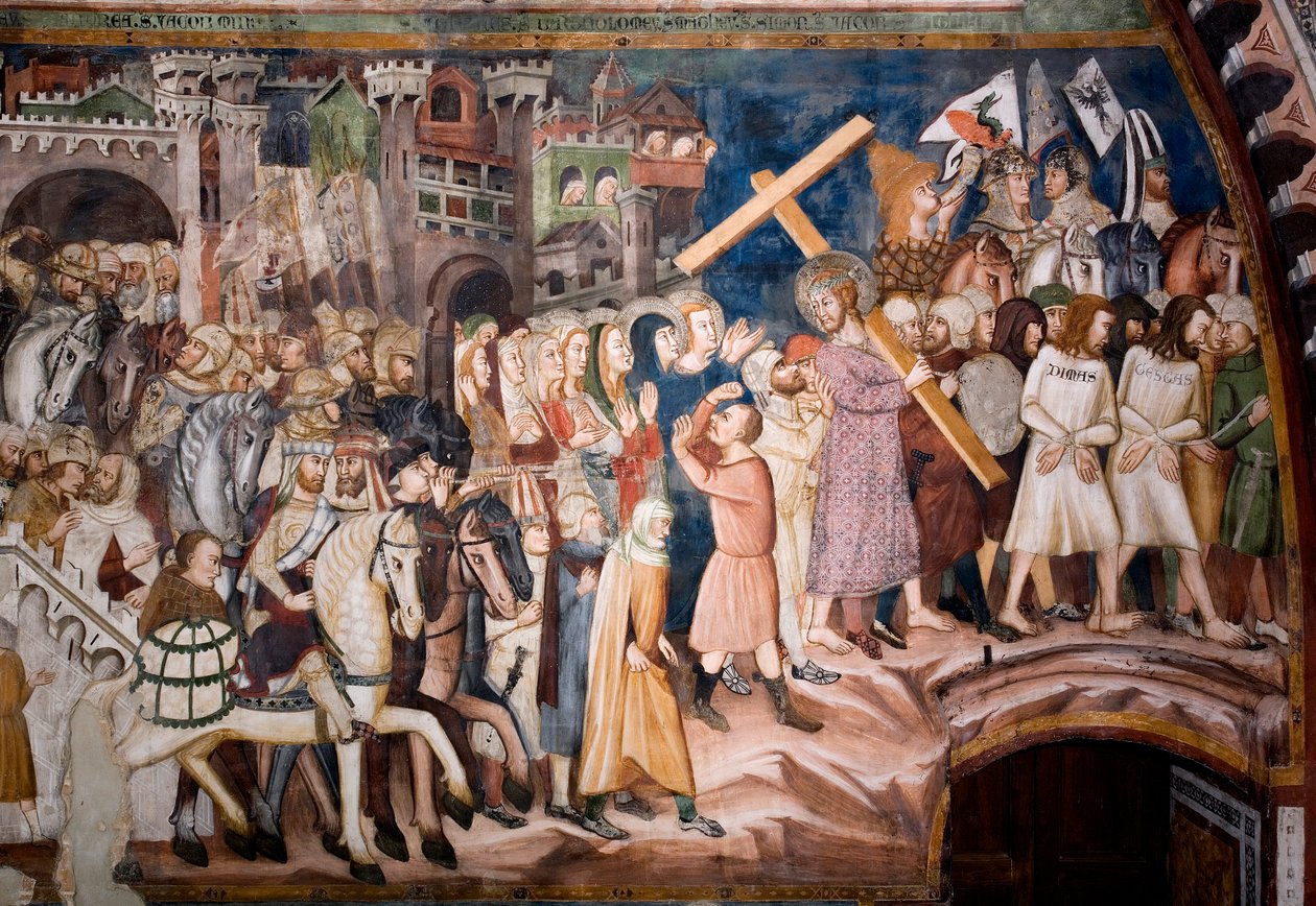 A subida ao Calvário de Sienese School