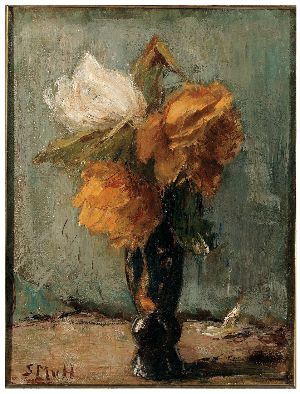 Rosas amarelas de Sientje Mesgad van Houten