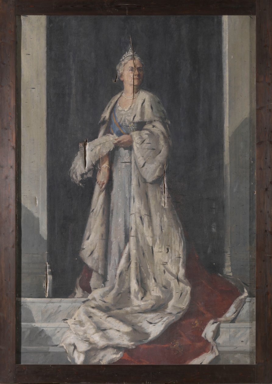 Retrato de Wilhelmina, Rainha dos Países Baixos de Sierk Schröder