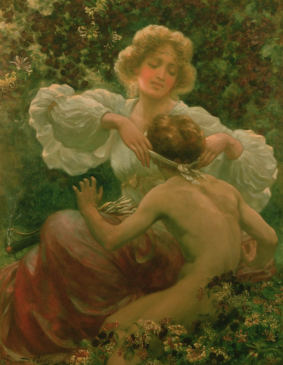 O amor é cego de Sigismund Christian Hubert Goetze
