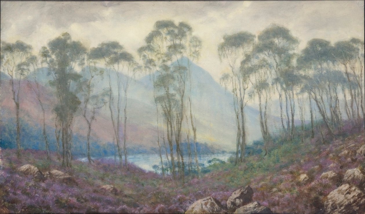 Uma paisagem escocesa, 1886-1939 de Sigismund Christian Hubert Goetze
