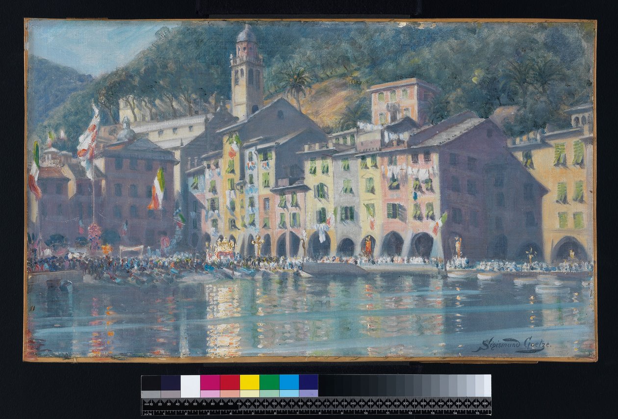 Festa de San Giorgio, Portofino de Sigismund Christian Hubert Goetze
