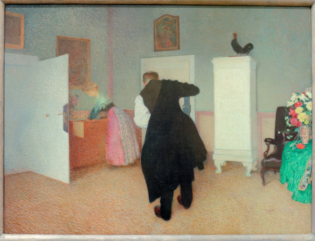 Quarto com curativo velhote de Sigmund Walter Hampel