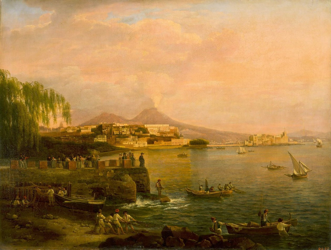 Vista de Nápoles a partir da Villa Reale de Silvestr Fedosievich Shchedrin