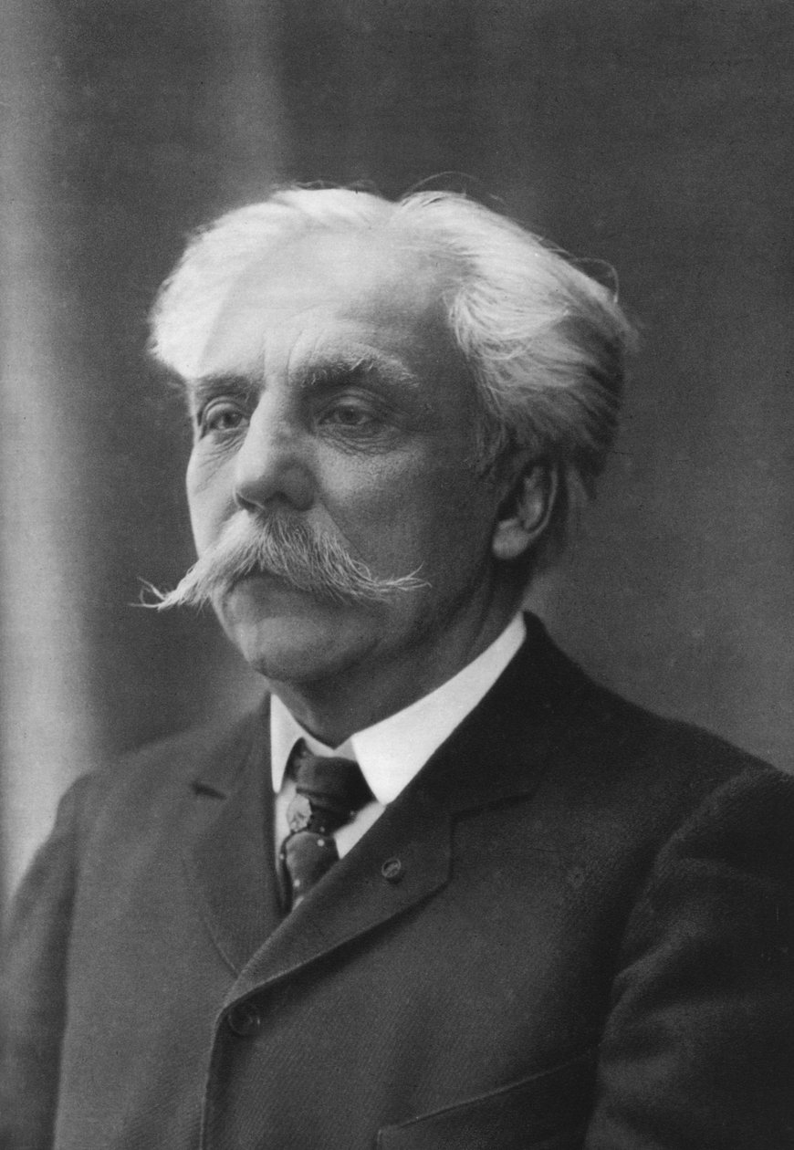 Gabriel Fauré 1845-1924, compositor francês, organista, pianista e professor de Silvestre