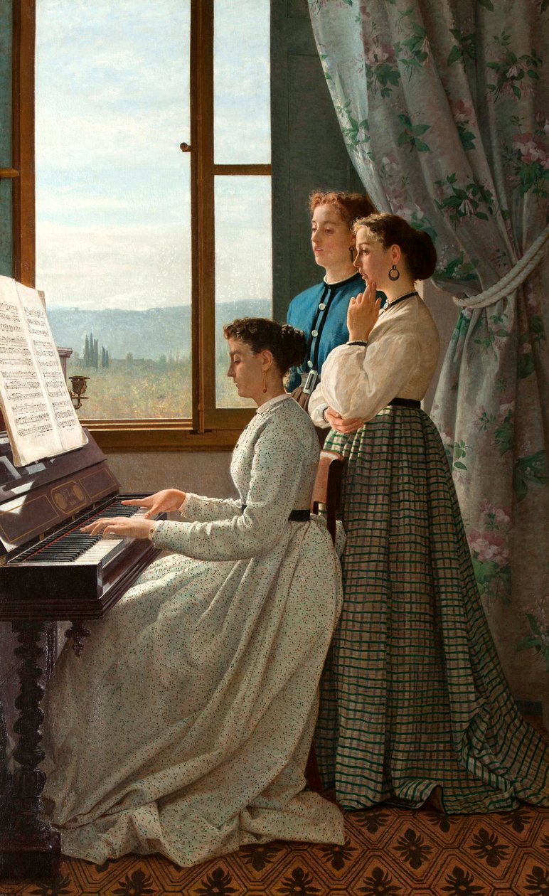 a canção de um estorninho de Silvestro Lega
