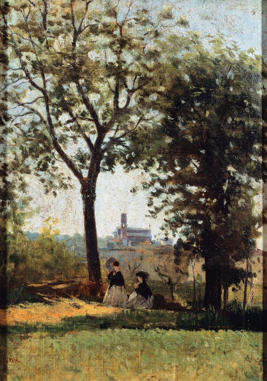 Monte alle Croci, de Silvestro Lega (1826-1895) de Silvestro Lega