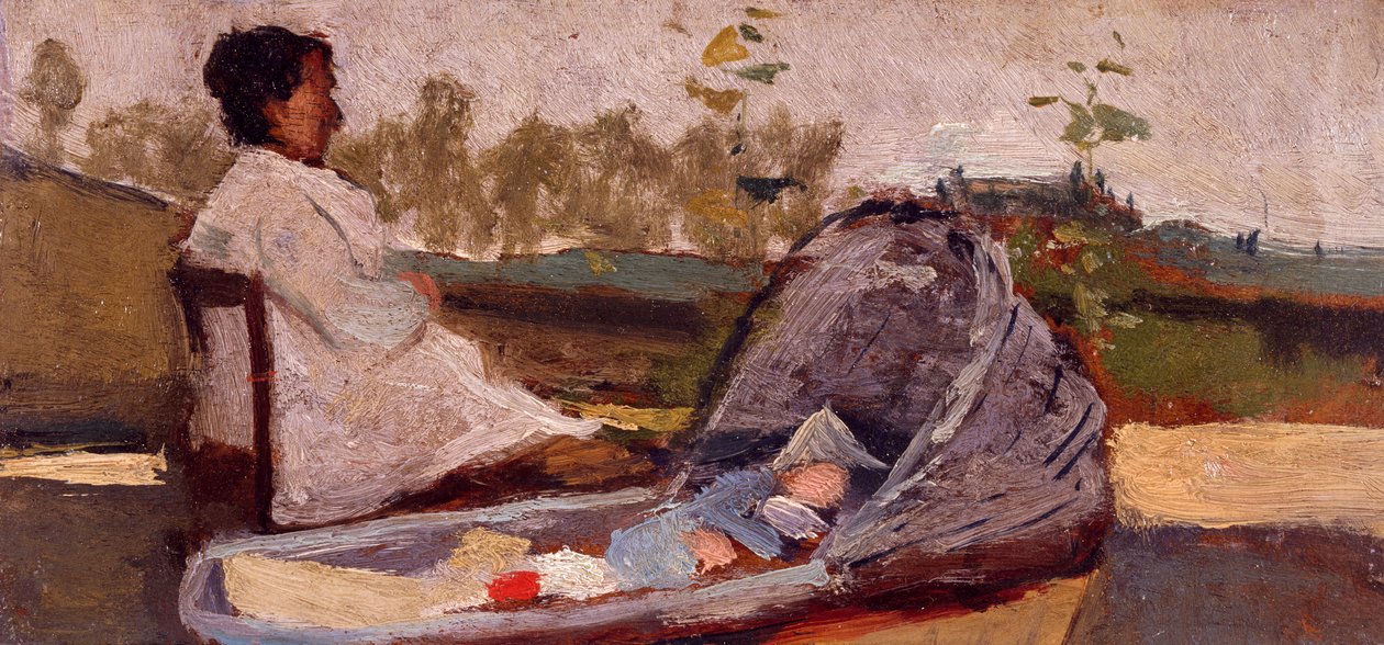 O Berço, de Silvestro Lega de Silvestro Lega