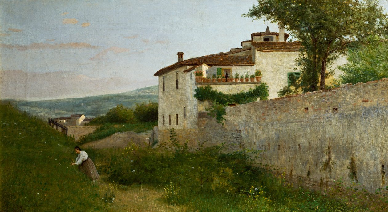 Vista da Piagentina de Silvestro Lega