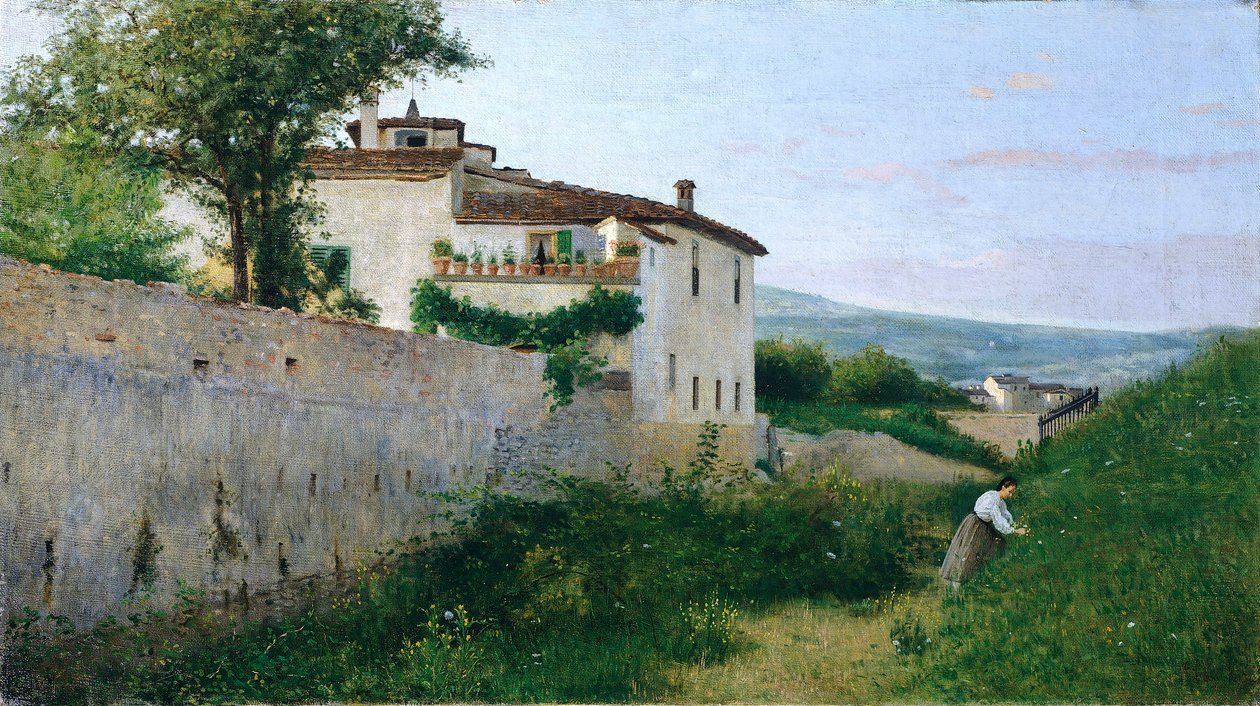 Vista da Piagentina de Silvestro Lega