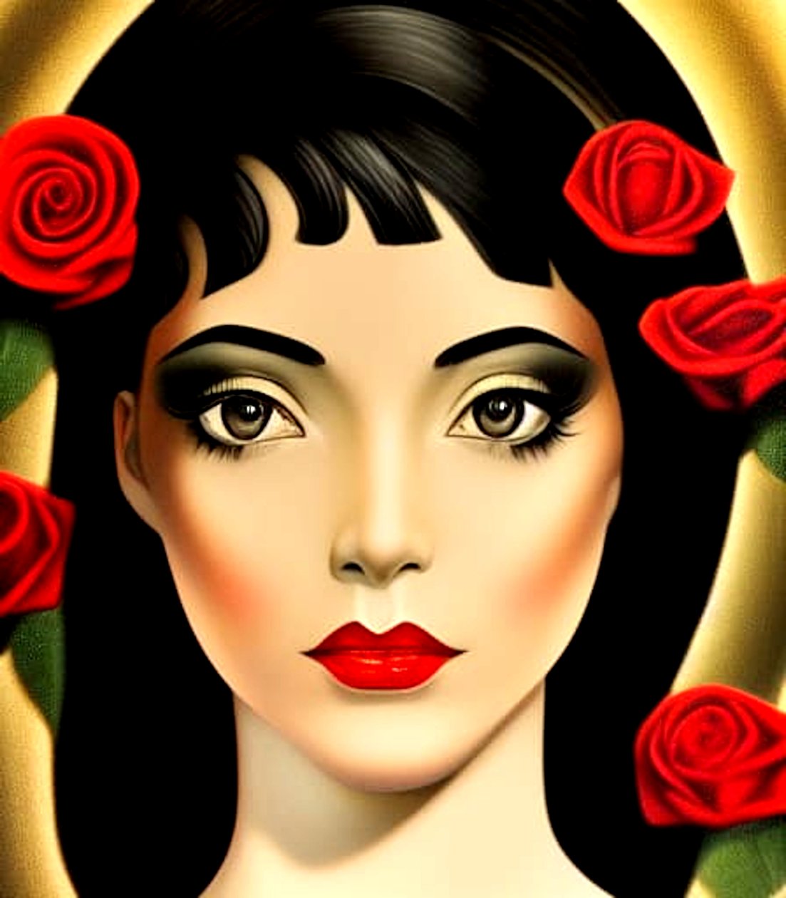 A rapariga rosa: Elegância na transformação da IA de Silvia Martini