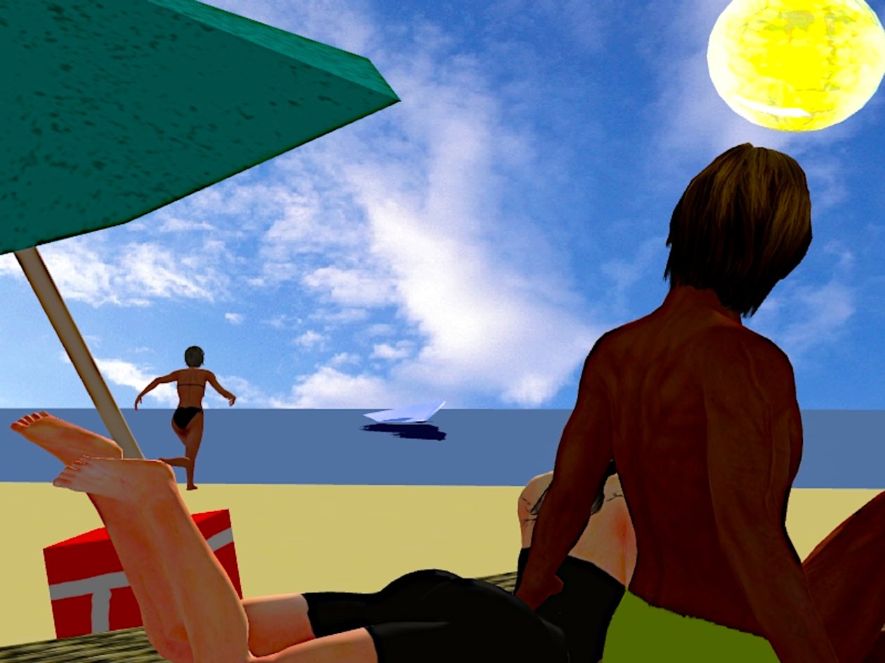 Fugir do sol: Idílio de praia digital de Silvia Martini