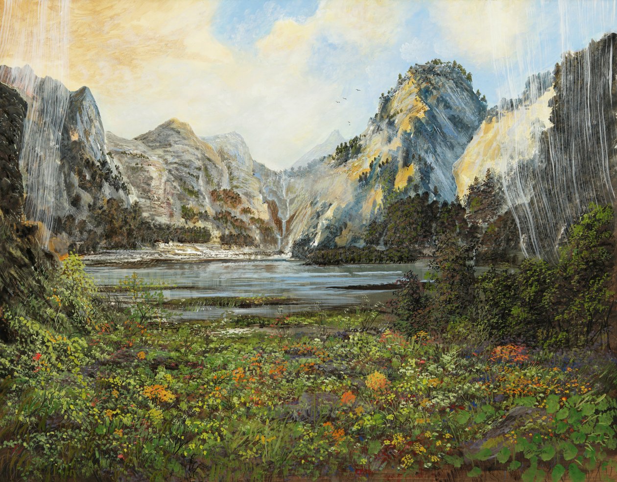Livremente adaptado de Bierstadt de Silvian Sternhagel