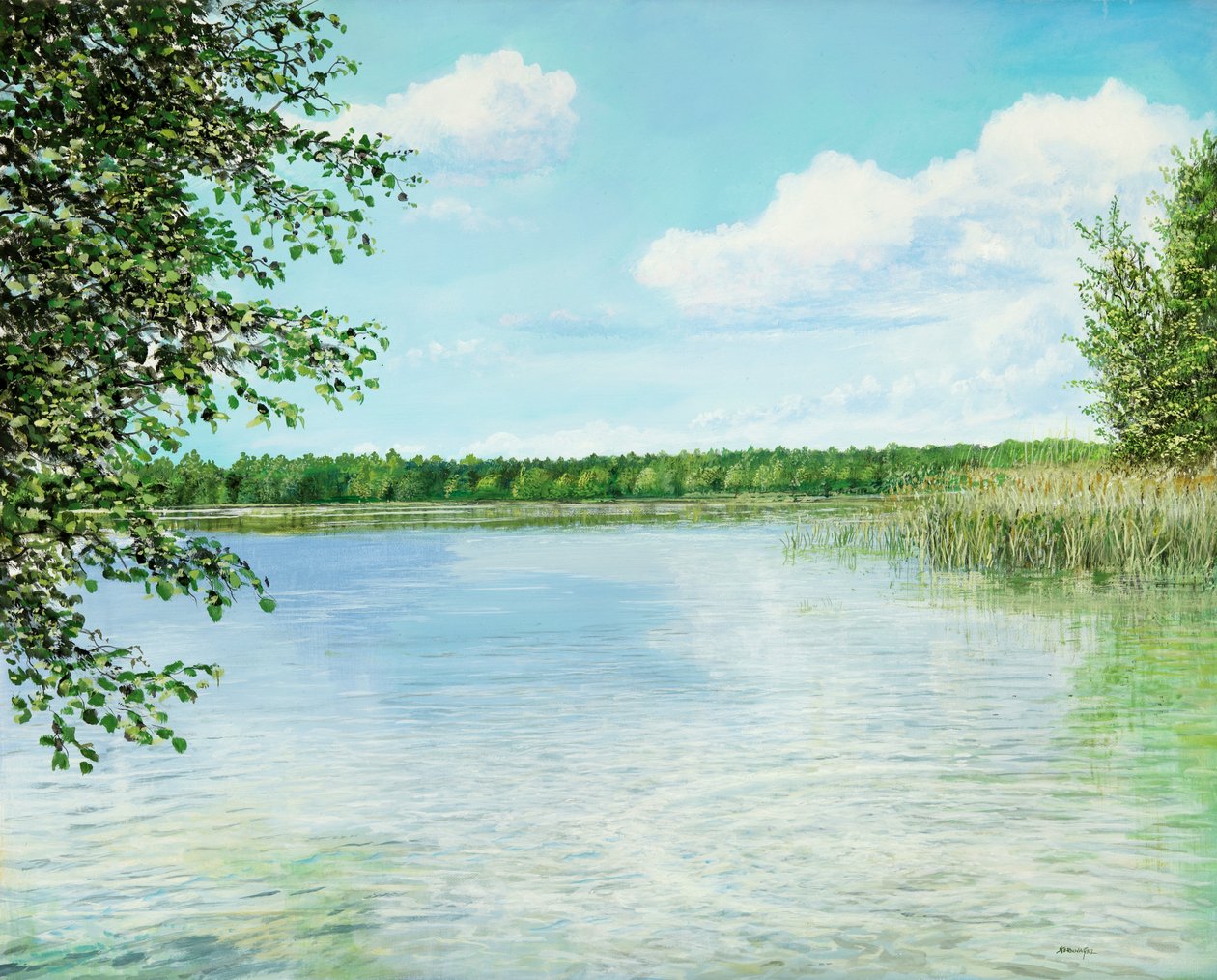Lago perto de Muencheberg de Silvian Sternhagel