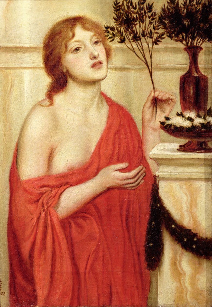 No templo de Vênus, 1863 de Simeon Solomon