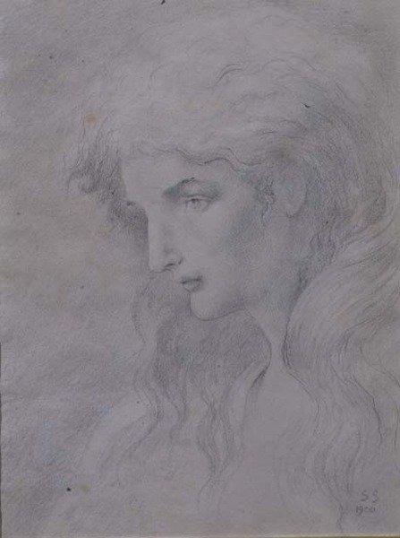 Cabeça alegórica de Simeon Solomon
