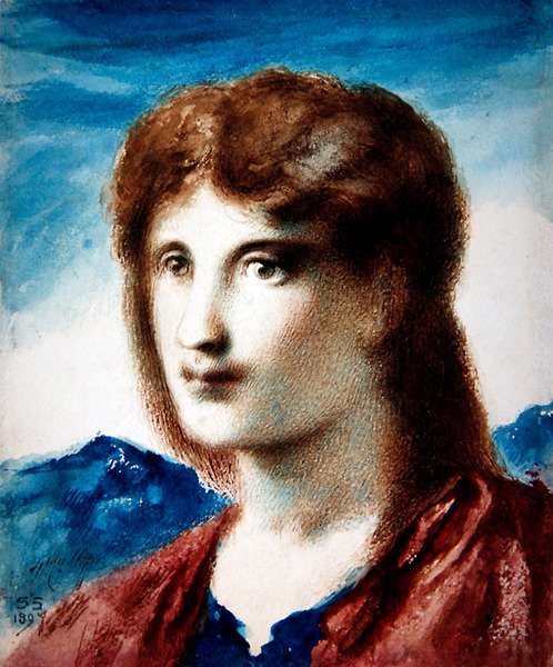 Cabeça de um Jovem de Simeon Solomon