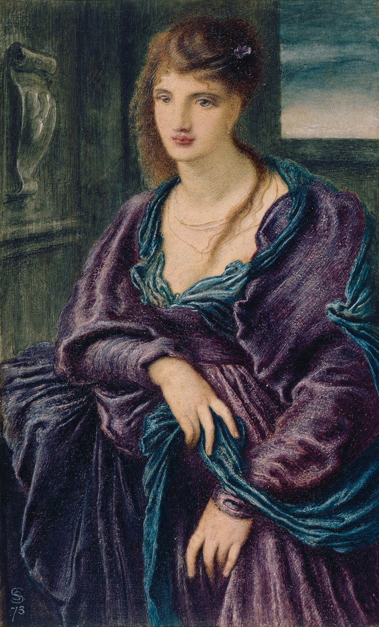 Estudo: Figura feminina de Simeon Solomon