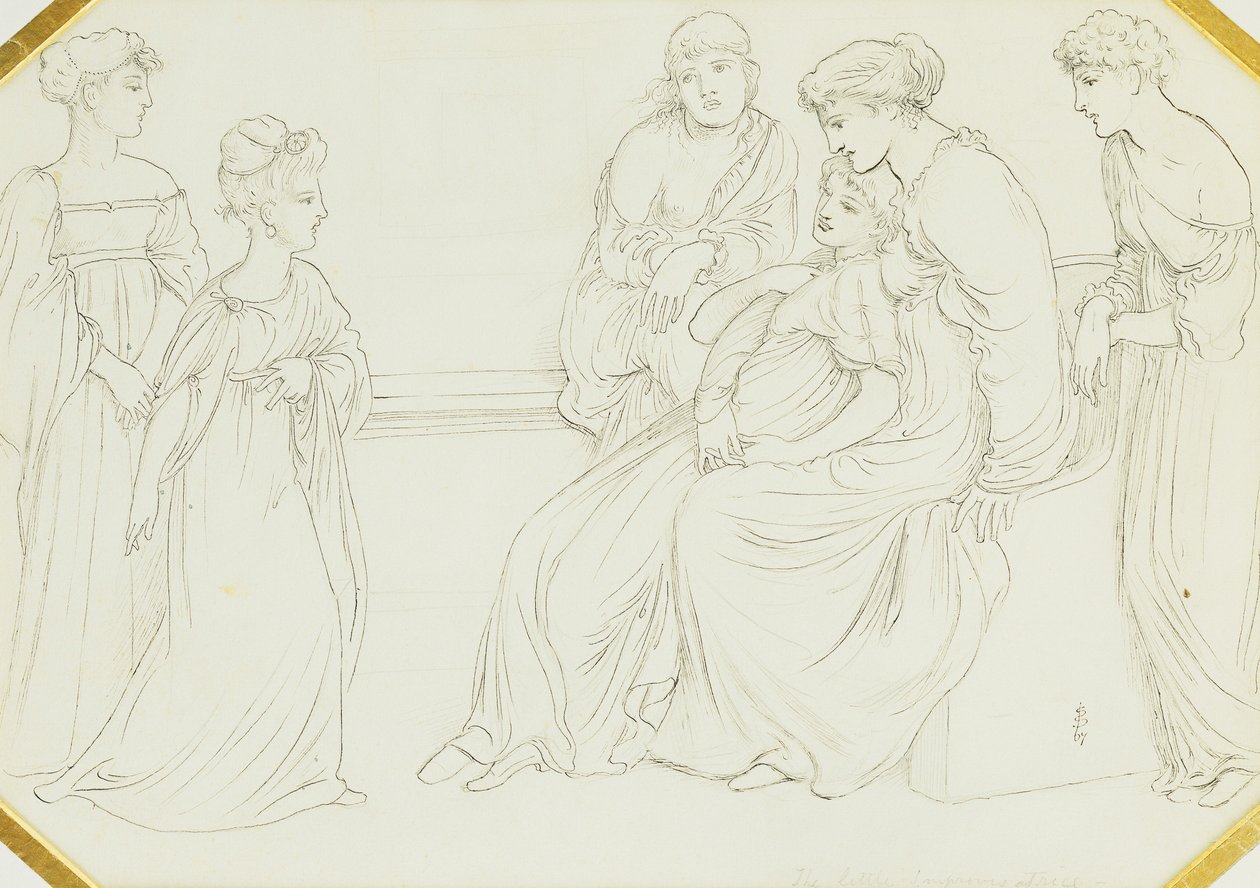 A Pequena Improvisatriz, 1867 de Simeon Solomon