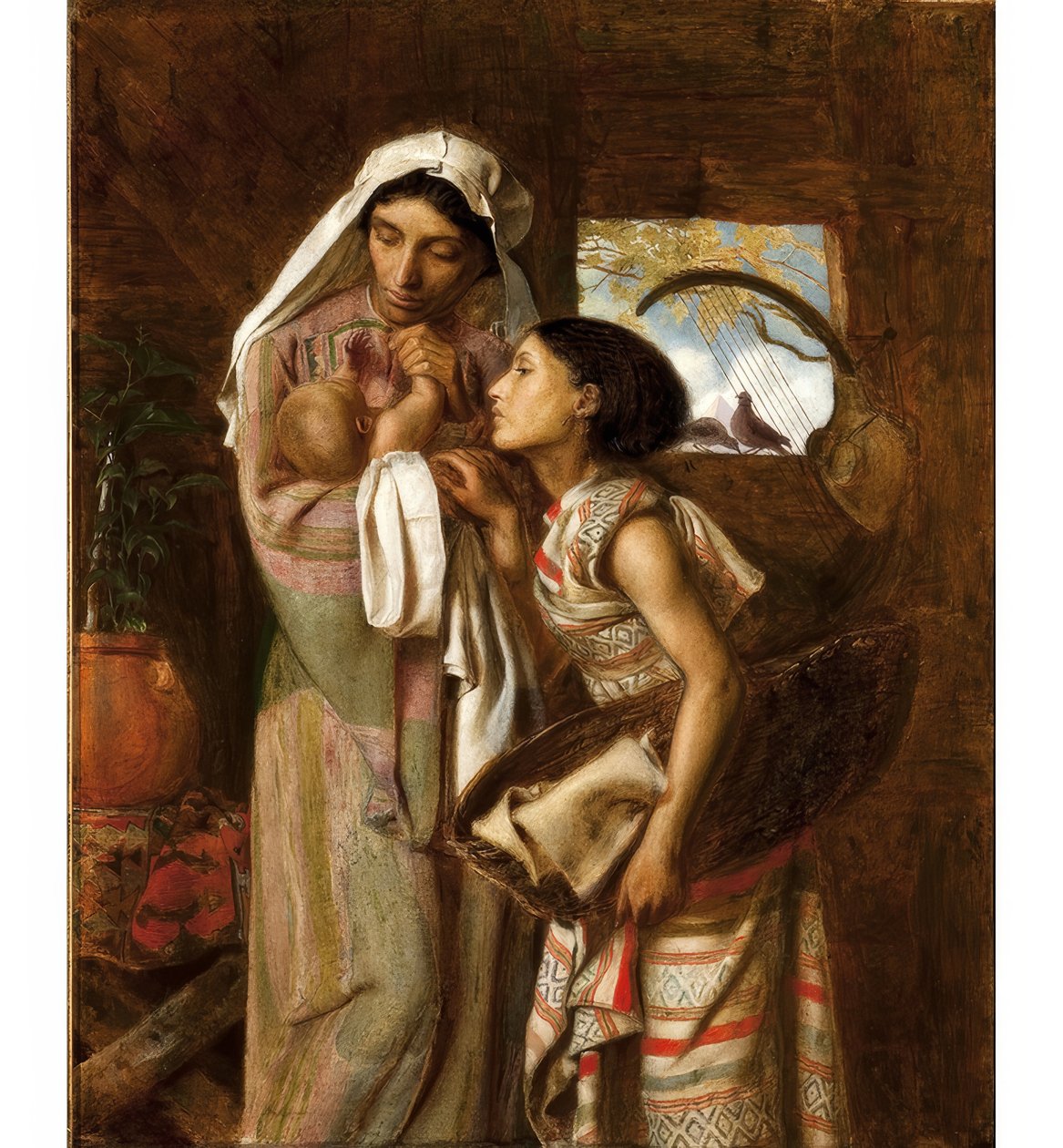 A mãe de Moisés de Simeon Solomon