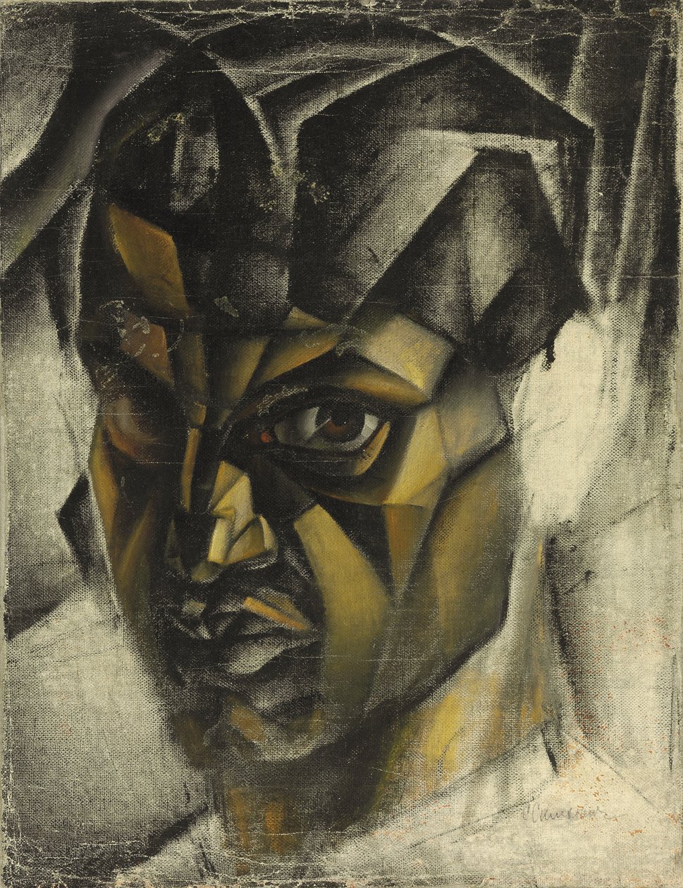 Autorretrato (óleo sobre tela) de Simkha Simkovitch