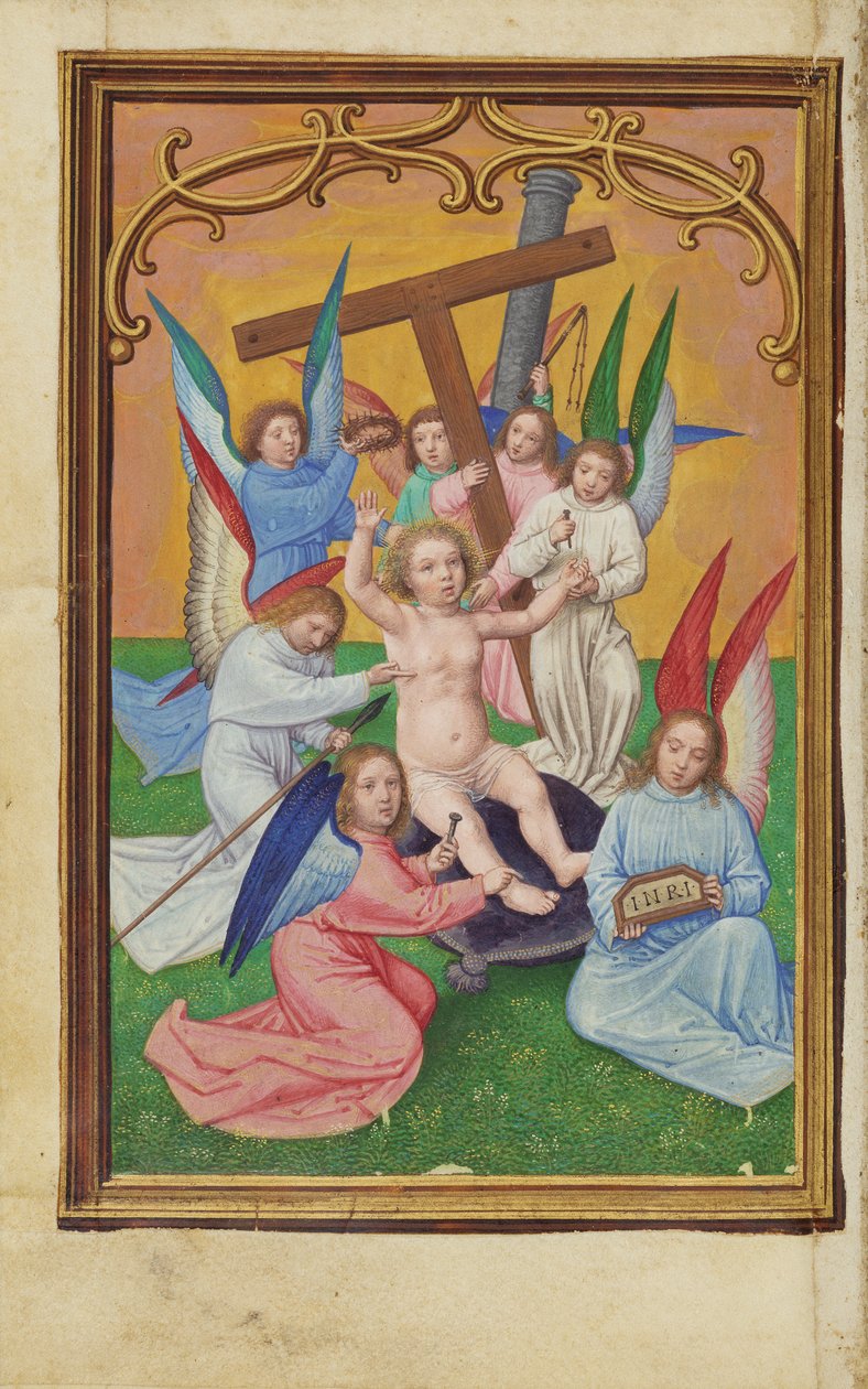 Fólio 31v do Livro de Oração do Cardeal Albrecht de Brandemburgo de Simon Bening