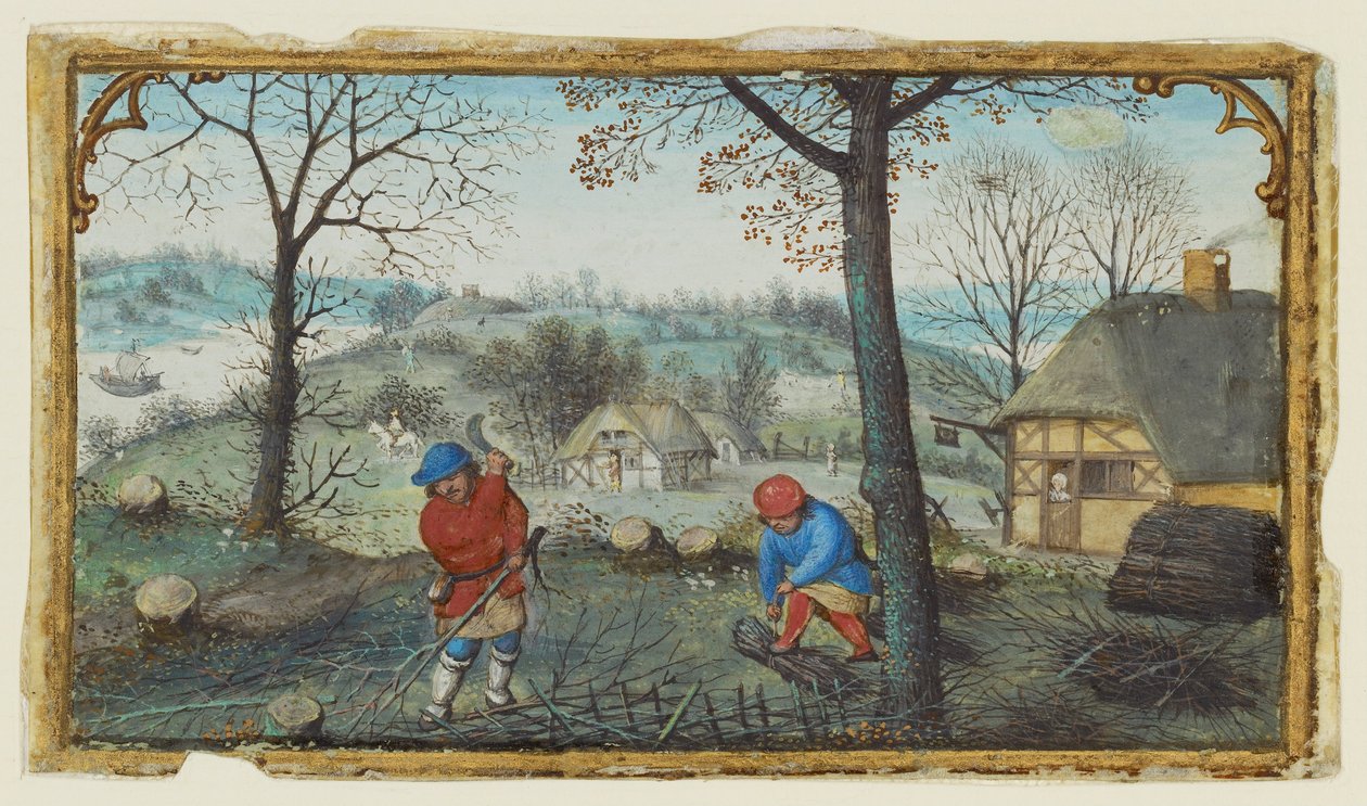 Recolhendo galhos de Simon Bening