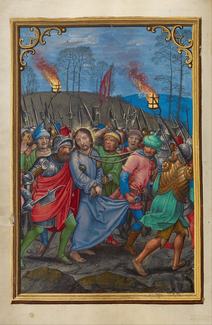 A prisão de Cristo de Simon Bening