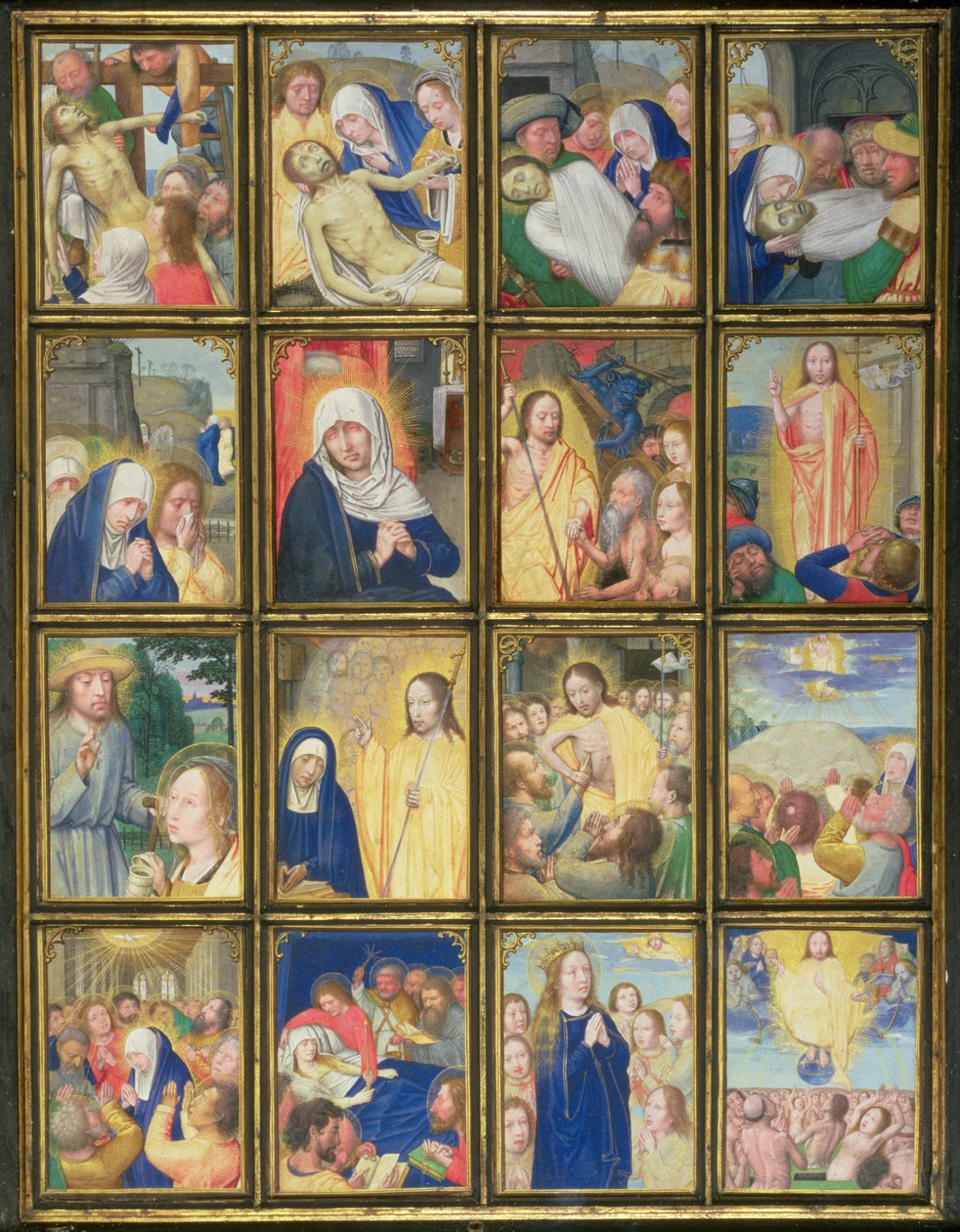 O Enterro de Cristo, do &39;Stein Quadriptych&39; de Simon Bening