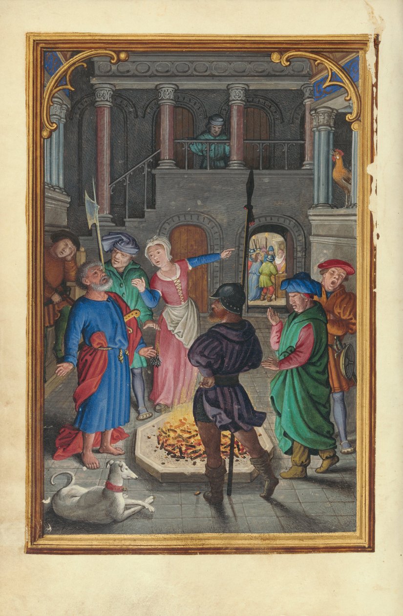 A negação de São Pedro de Simon Bening