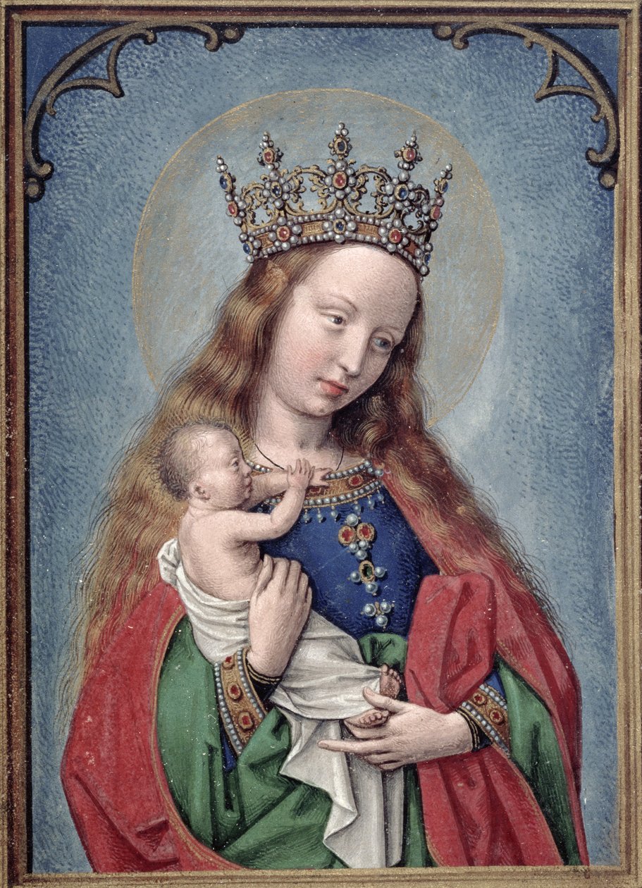W.99 fol.44v Virgin and Child, c.1530 de Simon Bening