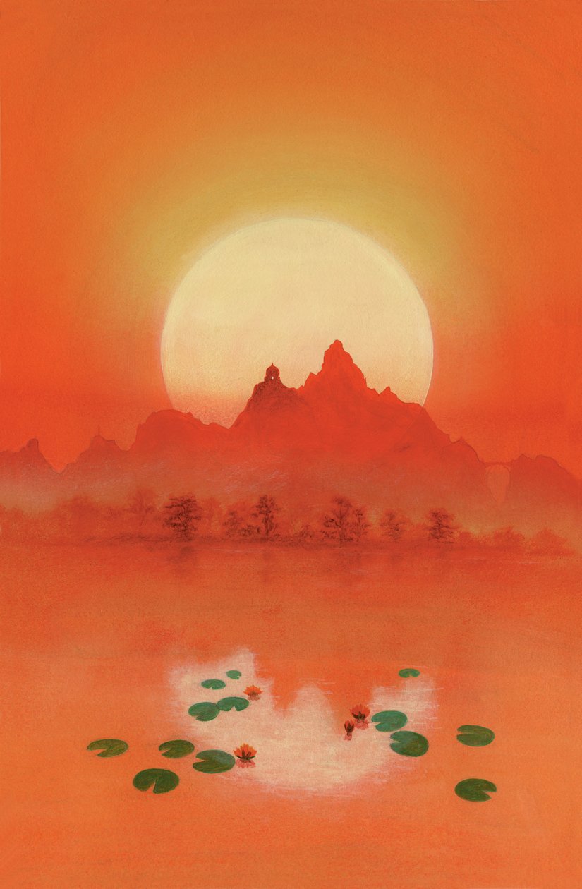 Sunrider (acrílico sobre tela) de Simon Cook