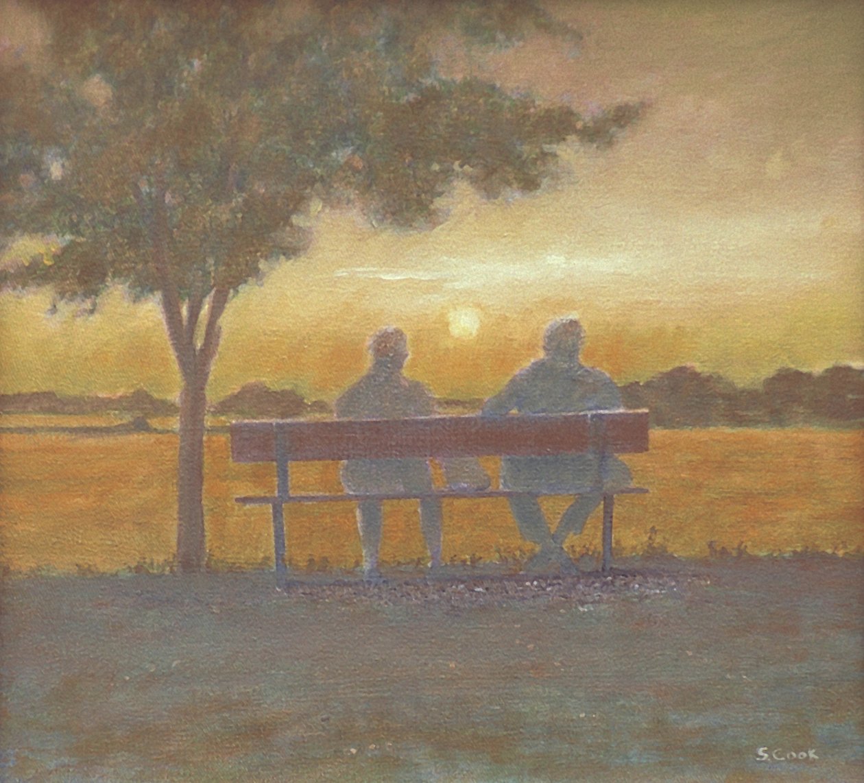 Pôr do sol de Simon Cook