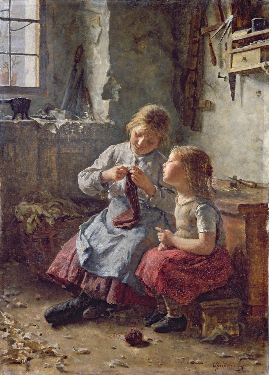 Tricô, 1891 de Simon Glucklich
